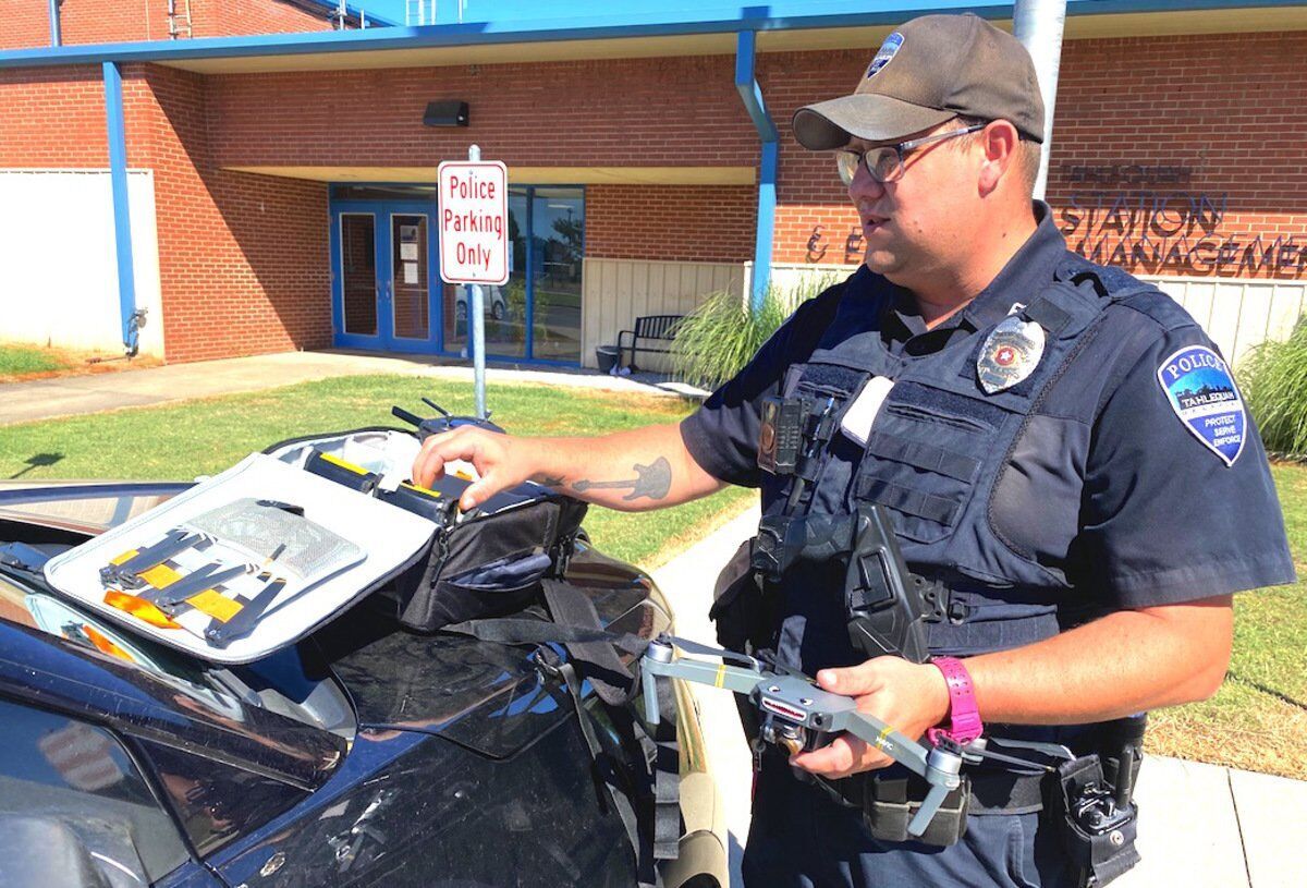 DRONING ON AND ON: Police department utilizes drones to conduct missions